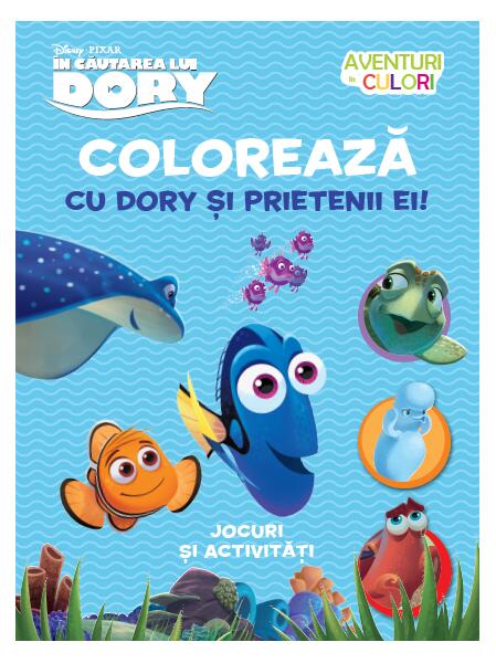 Colorează cu Dory și prietenii ei! - Litera