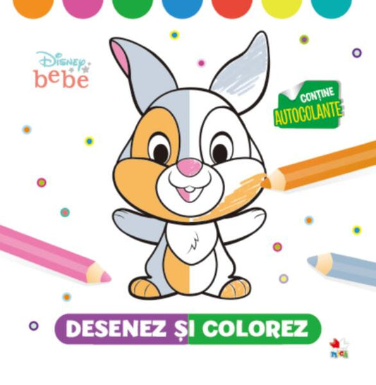 Disney Bebe. Desenez și colorez - Disney - Litera mică