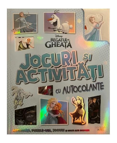 Disney. Regatul de gheață. Jocuri și activități cu autocolante - Disney - Litera mică