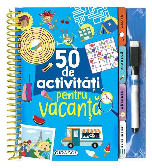 50 de activitati pentru vacanta - Hardcover - *** - Girasol