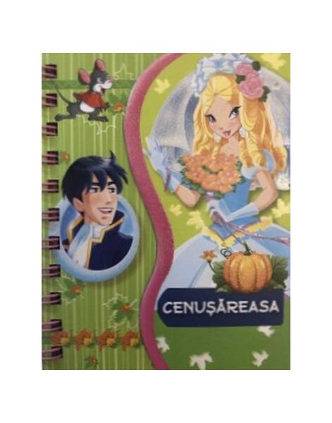 Cenușăreasa. Poveste și activități (carte cu spirală) - Flamingo