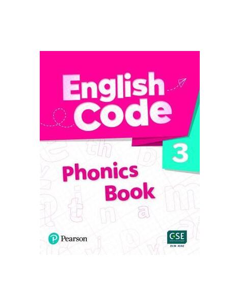 English Code 3. Phonics Book with Audio & Video QR Code - Pearson