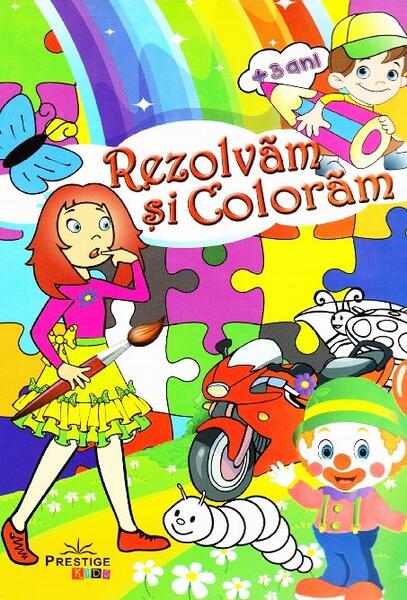 Rezolvăm și colorăm +3 ani - Prestige