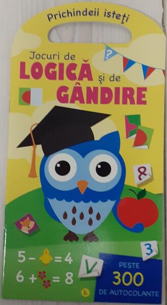 Jocuri de logică și de gândire. Prichindeii isteți. Peste 300 de autocolante - Kreativ