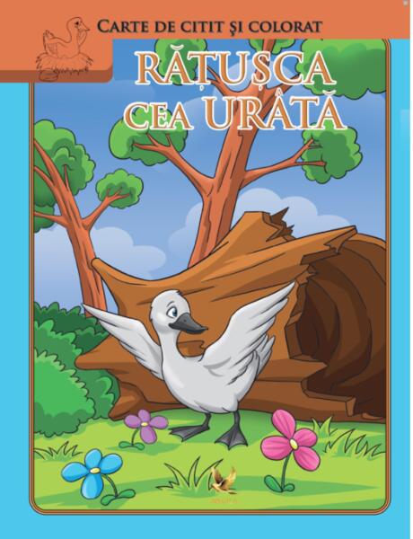 Rățușca cea urâtă. Carte de citit și colorat - Aquila