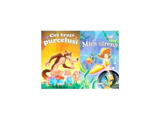 2 Povești: Mica sirenă și Cei trei purceluși - Girasol