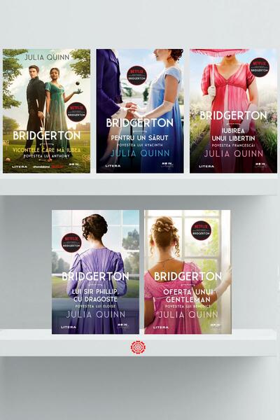 Pachet Seria Bridgerton 1 (incomplet) - Julia Quinn - Litera