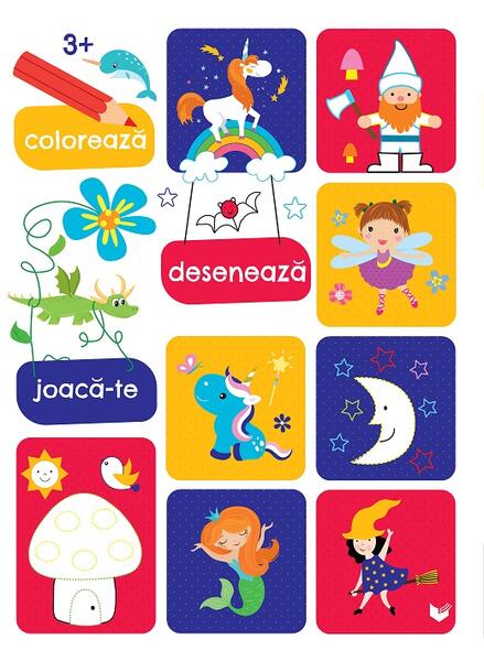 Colorează, desenează, joacă-te (3 ani+) - Ballon Media - Paralela 45 educațional