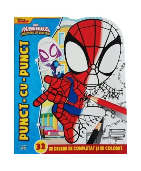 Disney Junior. Marvel. Păienjenelul și prietenii lui uimitori. Punct-cu-punct - Disney - Litera mică