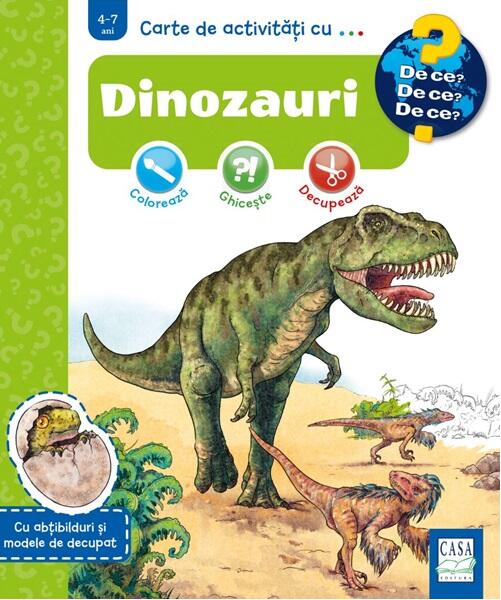 Carte de activități cu.... Dinozauri - Stefan Richter - Casa