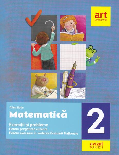 Exerciții și probleme de matematică. Clasa a II-a (+ Portofoliu de evaluare al elevului) - Alina Radu - Art Klett