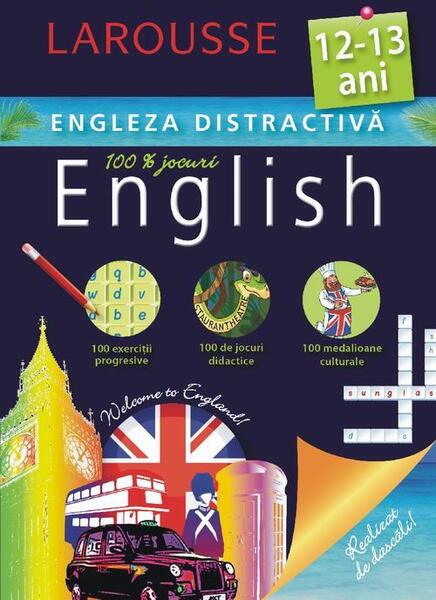 Larousse. Engleza distractivă 12-13 ani - Larousse - Meteor Press
