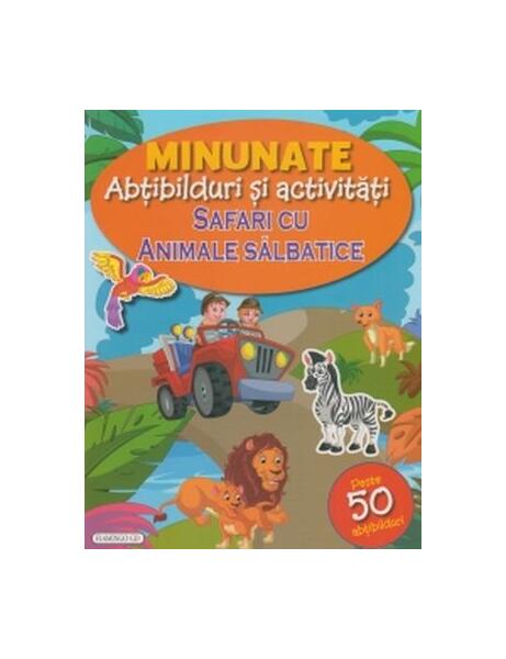 Minunate abțibilduri și activități - Flamingo