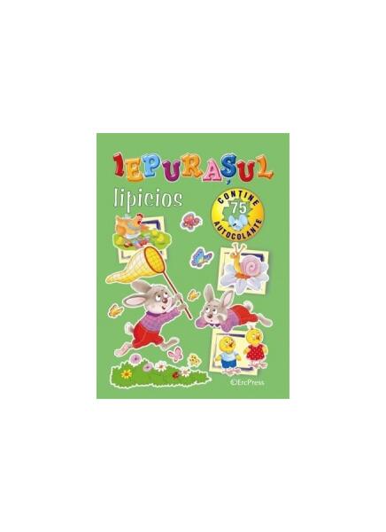 Iepurașul lipicios. Conține 75 de autocolante - Erc Press