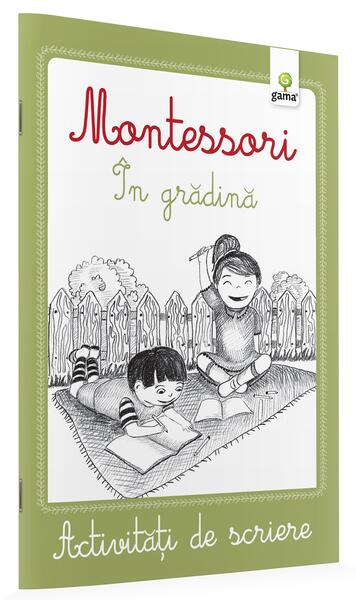 Activități de scriere Montessori. În grădină - Gama