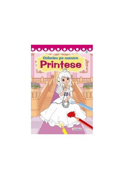 Prințese. Colorăm pe numere - Erc Press