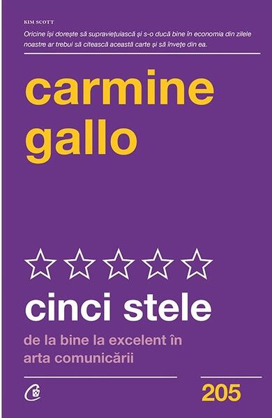 Cinci stele - Paperback brosat - Carmine Gallo - Curtea Veche