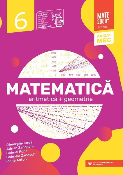 Matematică Standard. Algebră, geometrie. Clasa a VI-a (2025-2026) - Paperback brosat - Paralela 45 educațional
