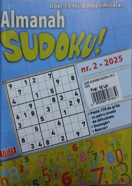 Almanah Sudoku Nr. 2/ 2025 - Alias Publishing