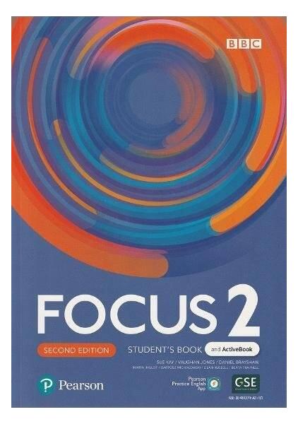 Focus 2 Student's Book and ActiveBook, 2nd edition (B1) - Pearson
