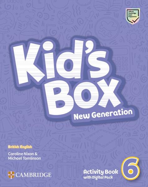 Kid's Box New Generation Level 6 Activity Book with Digital Pack British English - Caroline Nixon , Michael Tomlinson - Art Klett