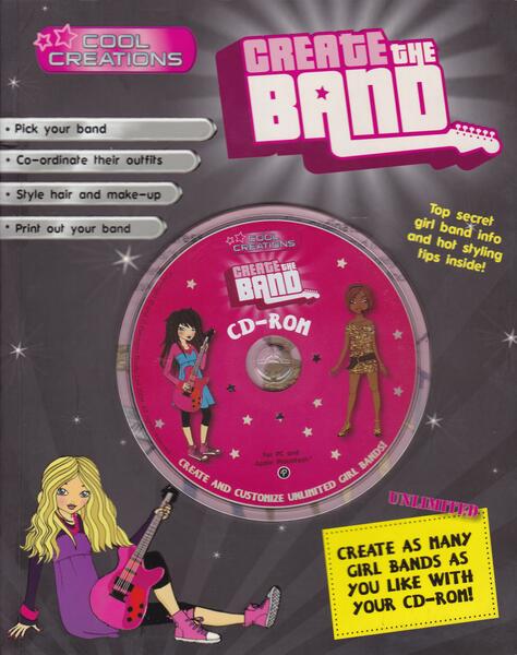Popstars - Create the band. Cool Creations CD Activity Book - Paperback brosat - *** - Parragon Plus