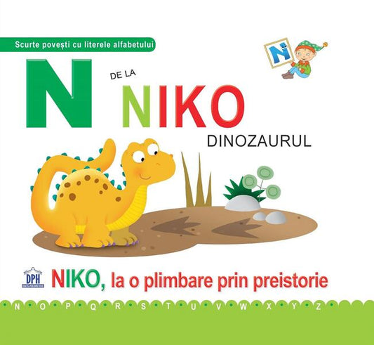 N de la Niko, Dinozaurul - Emanuela Carletti - Didactica Publishing House