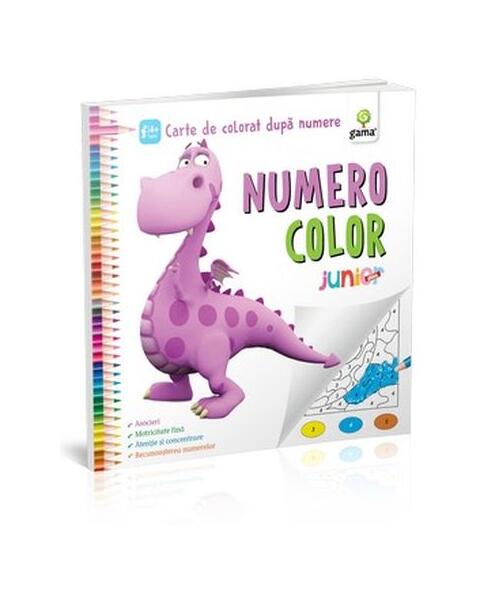NumeroColor Junior Plus. Carte de colorat după numere - Gama