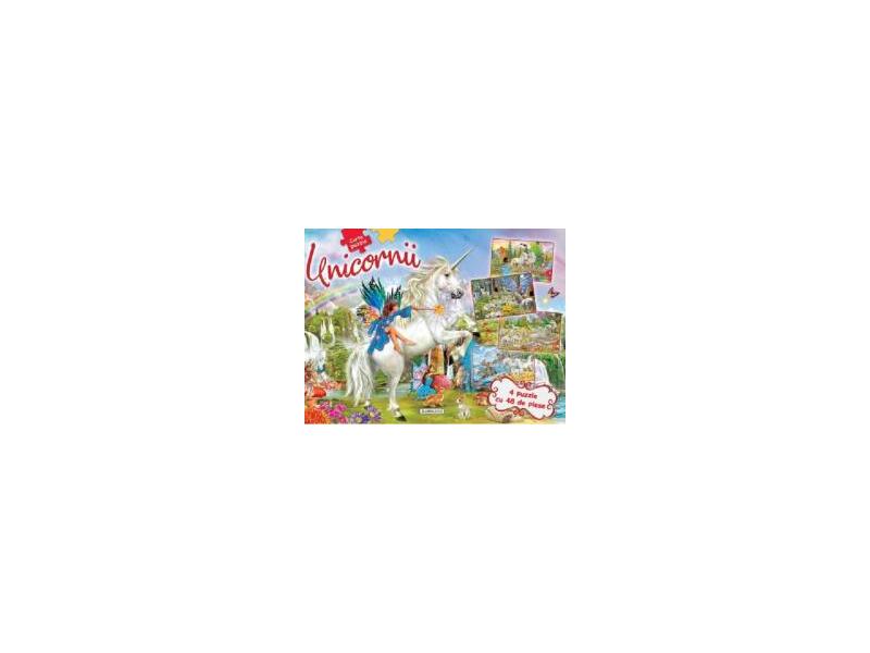 Unicornii - carte puzzle - Flamingo