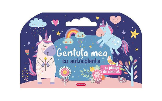 Gentuța mea cu autocolante și planșe de colorat - Mimorello