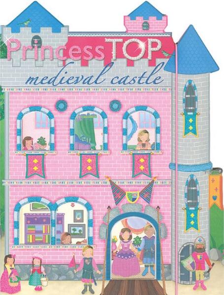 Princess Top. Medieval Castle (bleu) - Girasol