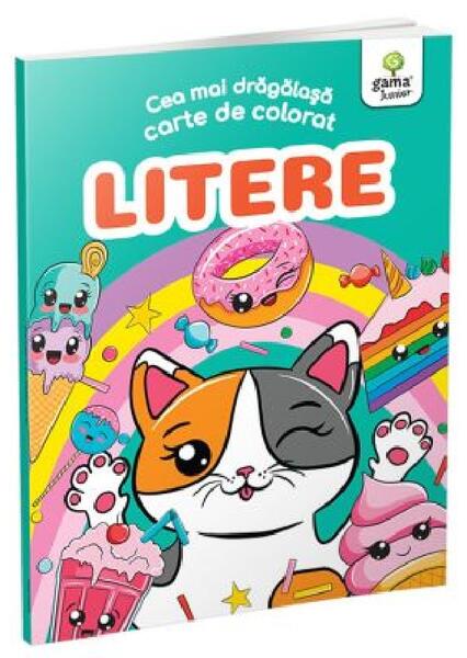 Cea mai drăgălașă carte de colorat. Litere - Gama Junior