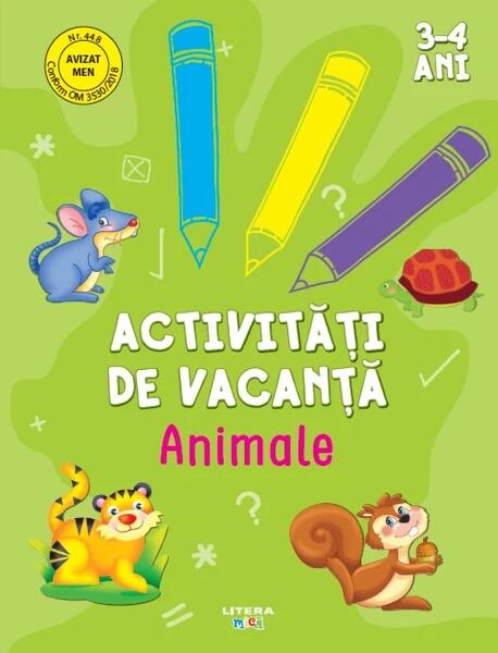 Activități de vacanță. Animale (3-4 ani) - Litera mică