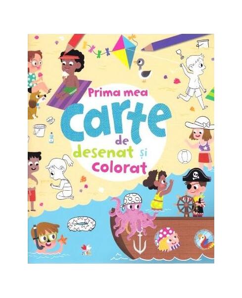 Prima mea carte de desenat și colorat - Litera mică