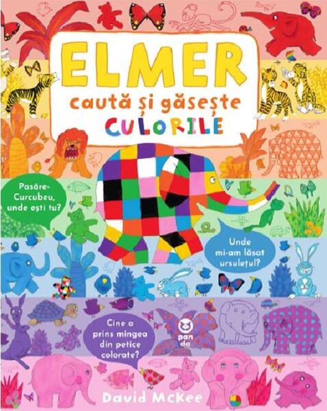 Elmer caută și găsește culorile - David McKee - Pandora M