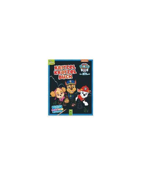 Paw Patrol - Kritzel-Kratzel-Buch : Auskratzmotive mit tollen Farbeffekten. Mit Bambus-Stick - Board book - *** - Schwager Und Steinlein