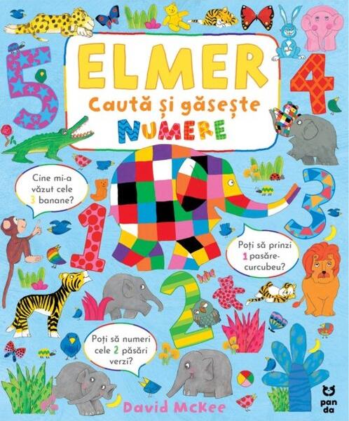 Elmer caută și găsește numere - David McKee - Pandora M