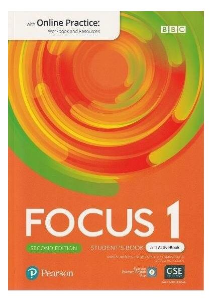 Focus 1 Student's Book and ActiveBook with Online Practice, 2nd edition (A2+) - Pearson