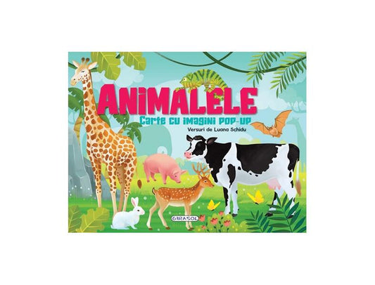 Animalele - carte cu imagini pop-up - Girasol