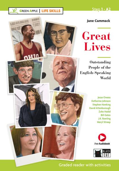 Great Lives + Audiobook (A2) - Jane Cammack - Black Cat Cideb