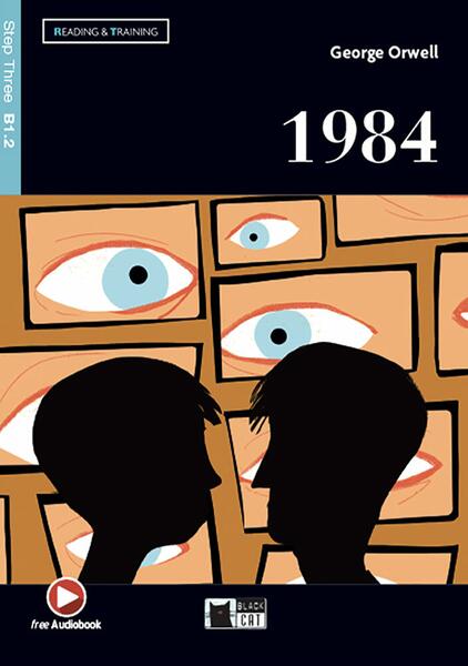 1984 + Audiobook (B1.2) - Black Cat Cideb