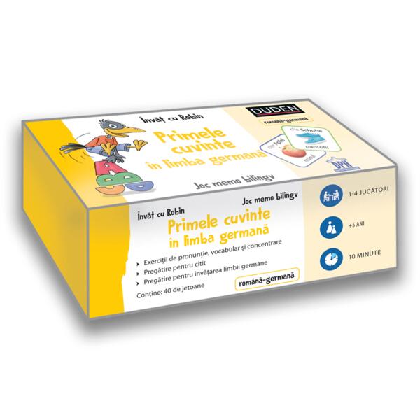 Cutie Învăț cu Robin. Primele cuvinte în limba germană - Didactica Publishing House