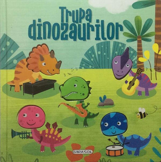 Apasă butoanele - Trupa dinozaurilor - Girasol