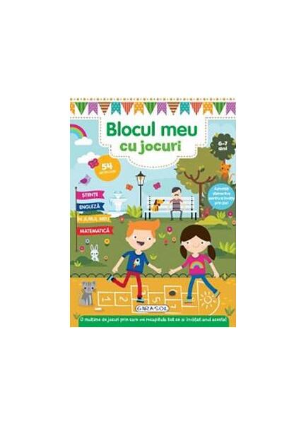 Blocul meu cu jocuri 6-7 ani - Girasol