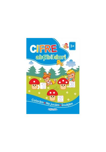 Cifre cu abțibilduri (3 ani +) - Erc Press