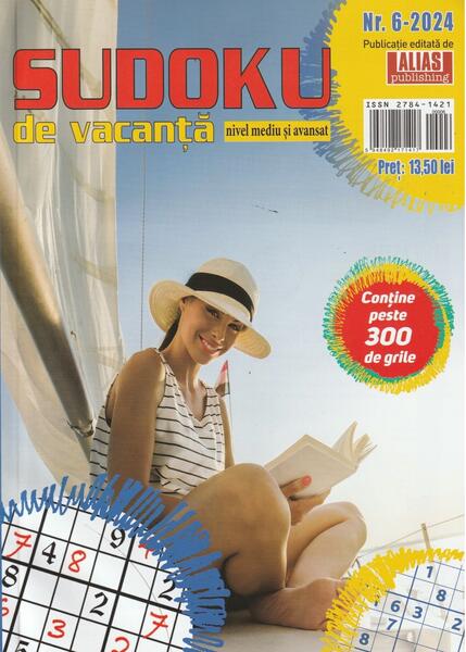 Sudoku de vacanță nr. 6/ 2024 - Paperback brosat - Alias Publishing
