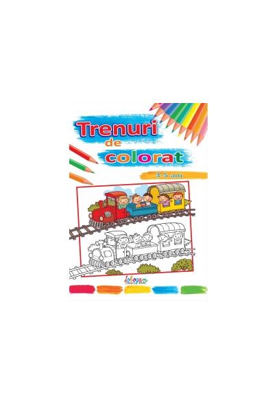 Trenuri de colorat (3-5 ani) - Erc Press
