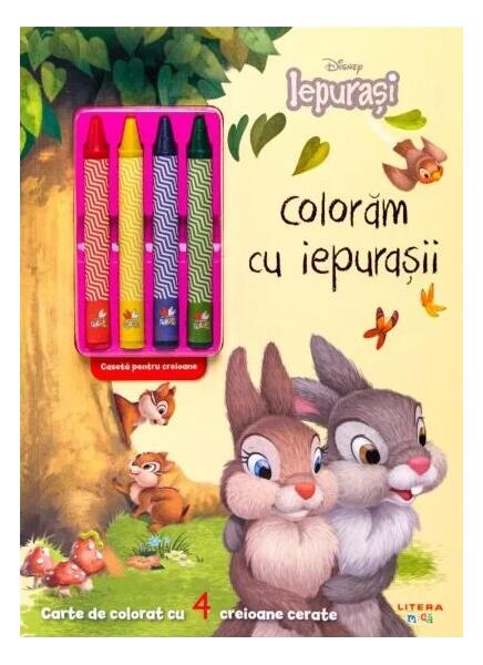 Colorăm cu iepurașii - Litera mică
