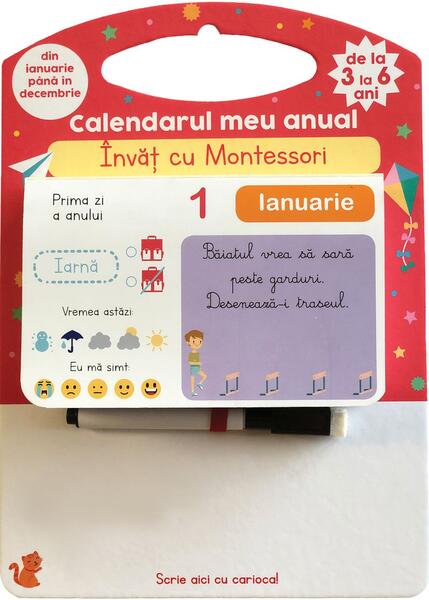 Calendarul meu anual. Învăț cu Montessori (3-6 ani) - Didactica Publishing House