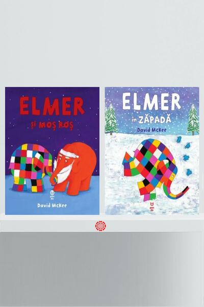 Pachet Elmer de Crăciun - David McKee - Pandora M